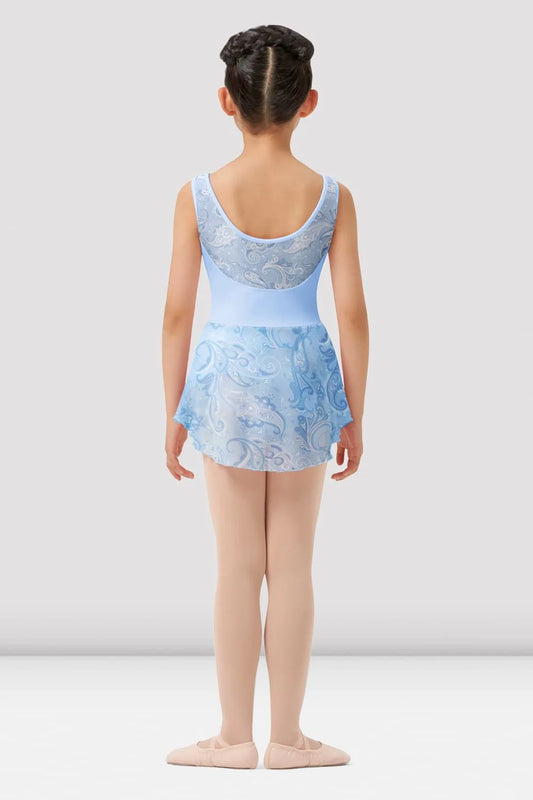 Mirella - Girls Paisley Skirted Leotard - Age 8-10