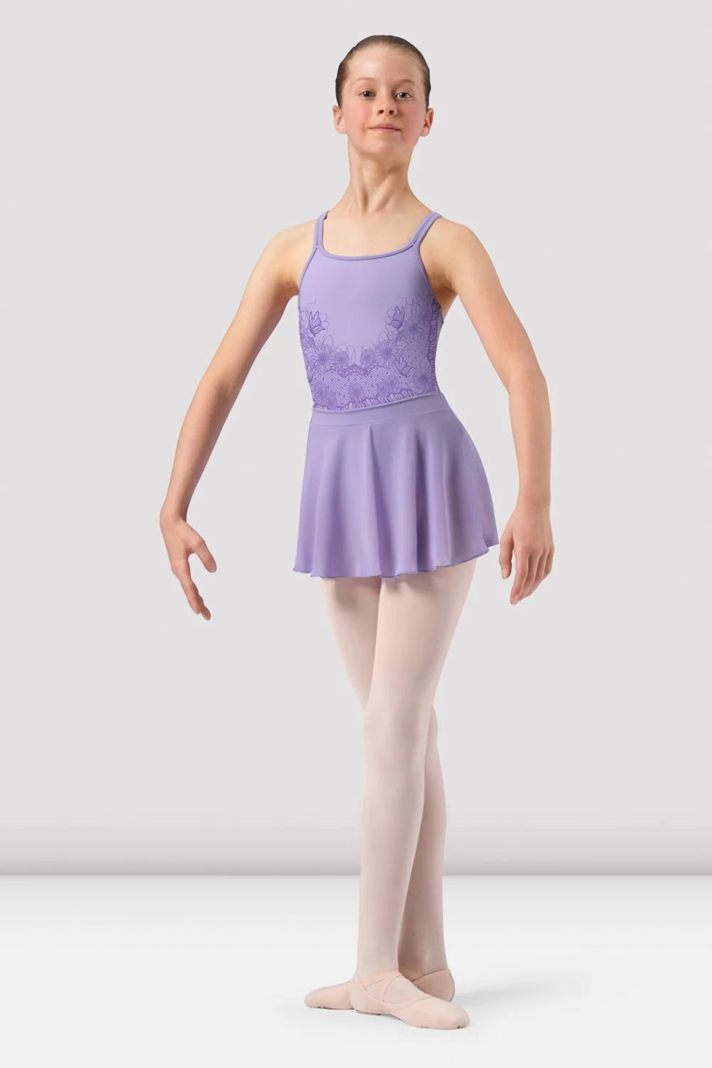 Bloch - Girls Penelope Scoop Neck Skirted Leotard