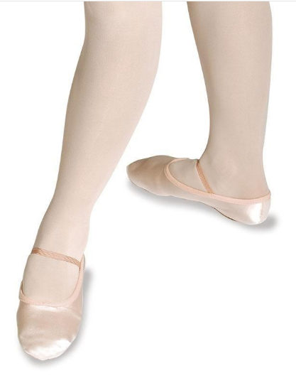 Roch Valley - Pink Satin Ballet Shoe Full Sole