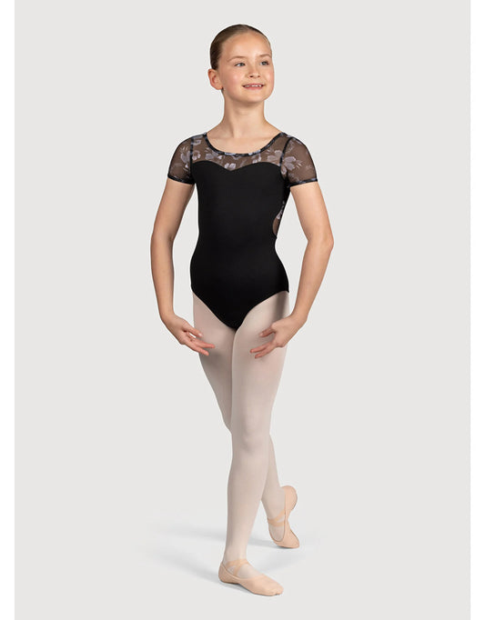 Bloch - Mesh Back Cap Sleeve Leotard